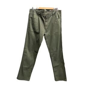Faherty Dark Green Straight‎ Leg Men's Jeans Size 38